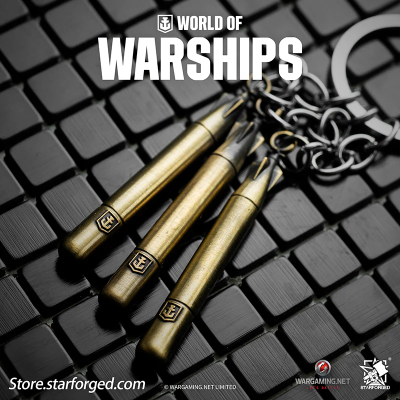Starforged World of Warships WOWS Torpedo Keychain Game Peripherals Wargaming License - Image 4
