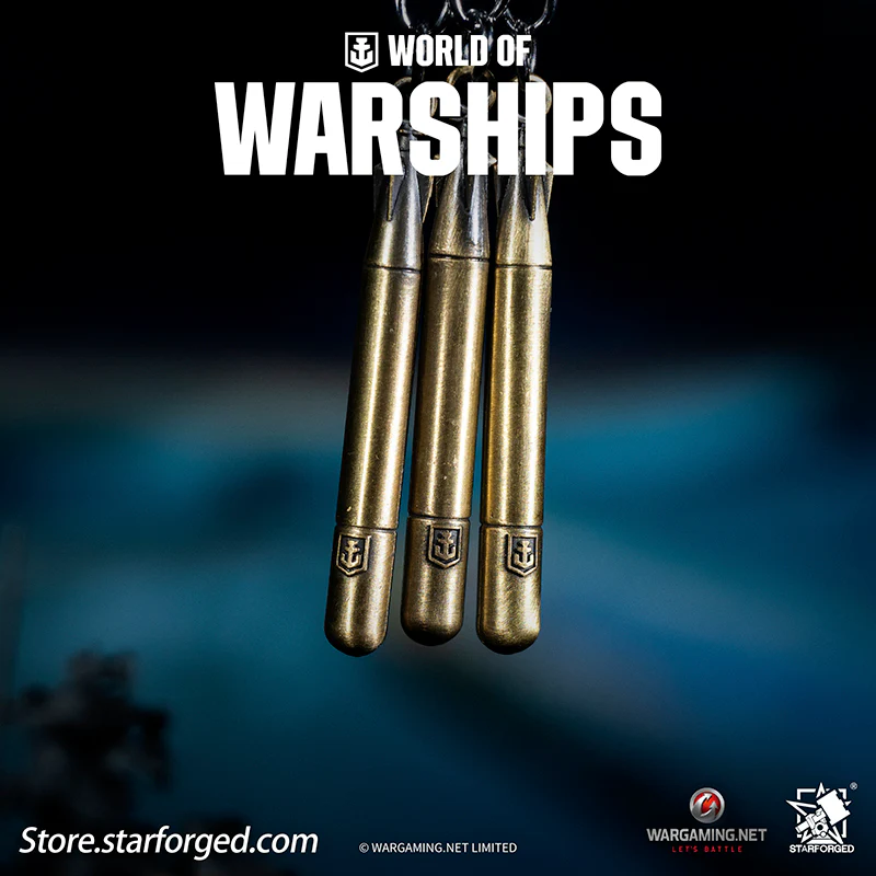 Starforged World of Warships WOWS Torpedo Keychain Game Peripherals Wargaming License - Image 5