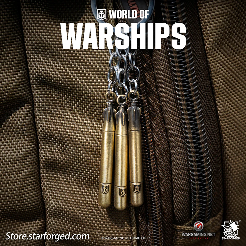 Starforged World of Warships WOWS Torpedo Keychain Game Peripherals Wargaming License - Image 6