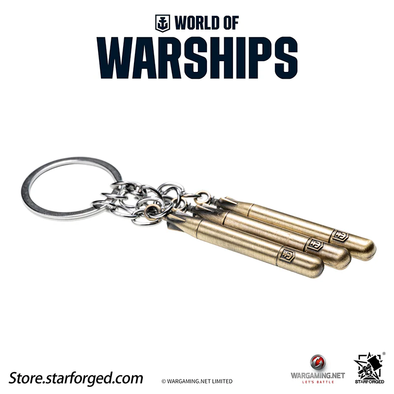 Starforged World of Warships WOWS Torpedo Keychain Game Peripherals Wargaming License - Image 7