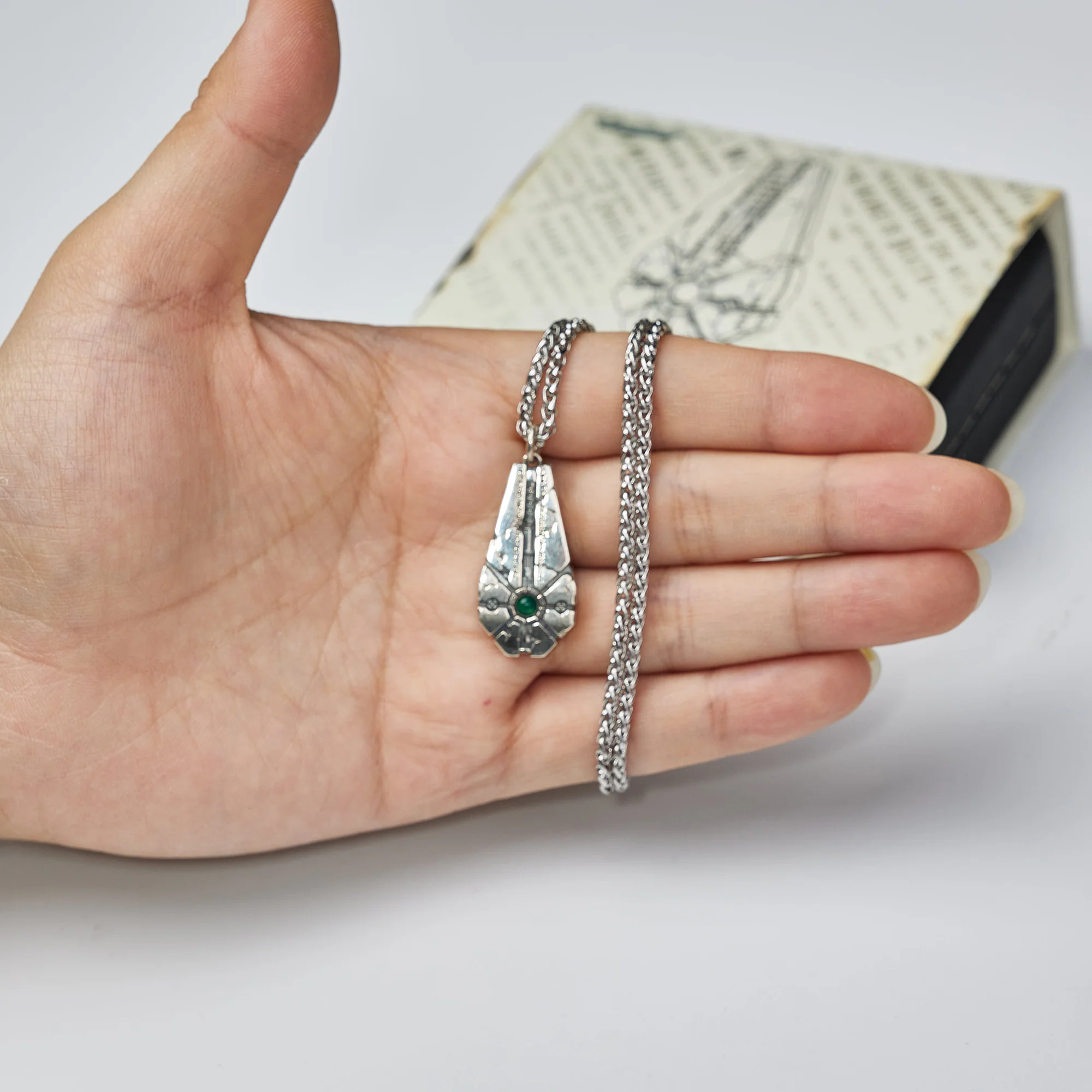 Warhammer 40K Starstele of Dominion Pendant Necrons Necklace by Starforged - Image 5