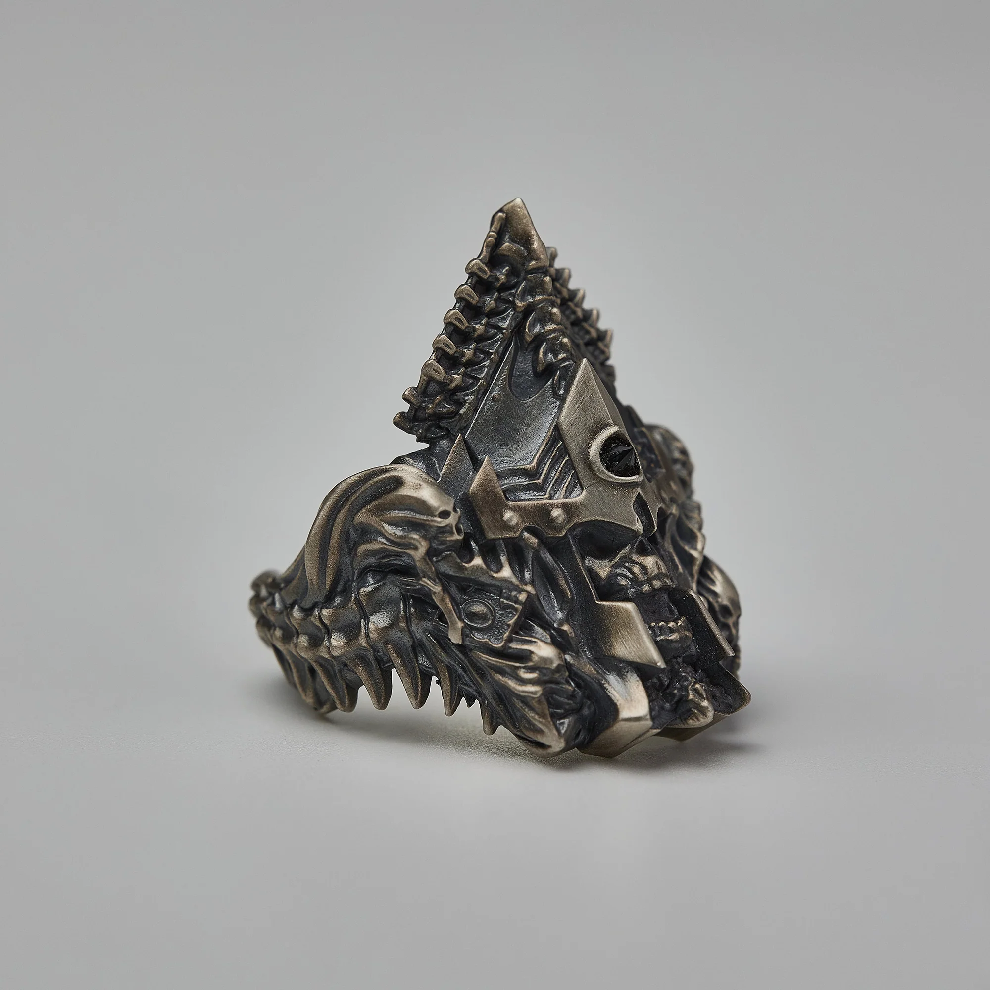 Warhammer Age of Sigmar Supreme Sigil of the Undead Silver Ring Nagash by Starforged - Image 5