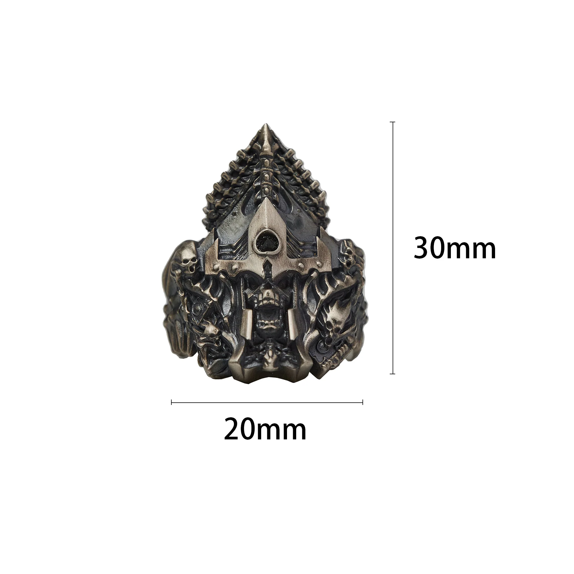 Warhammer Age of Sigmar Supreme Sigil of the Undead Silver Ring Nagash by Starforged - Image 7