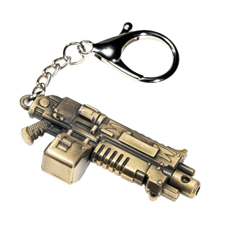 Starforged Warhammer 40K Space Marines Boltgun Keychain Space Marine 2 Weapon Pendant