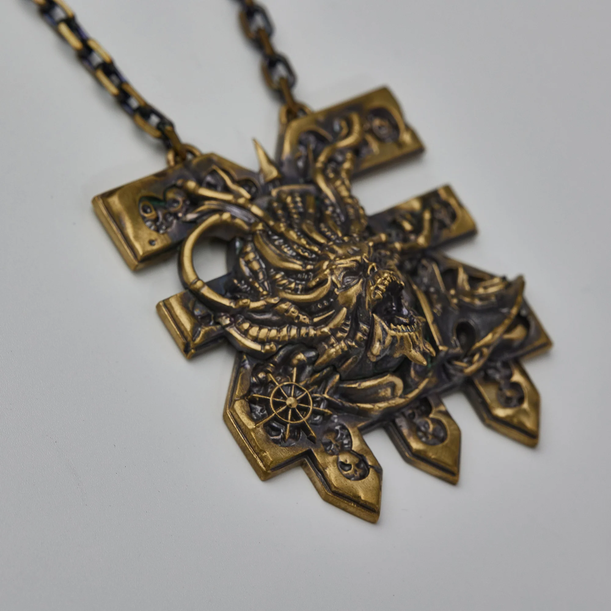 Warhammer 40K World Eaters Chaos Space Marine Wrath of Angron Pendant by Starforged - Image 3