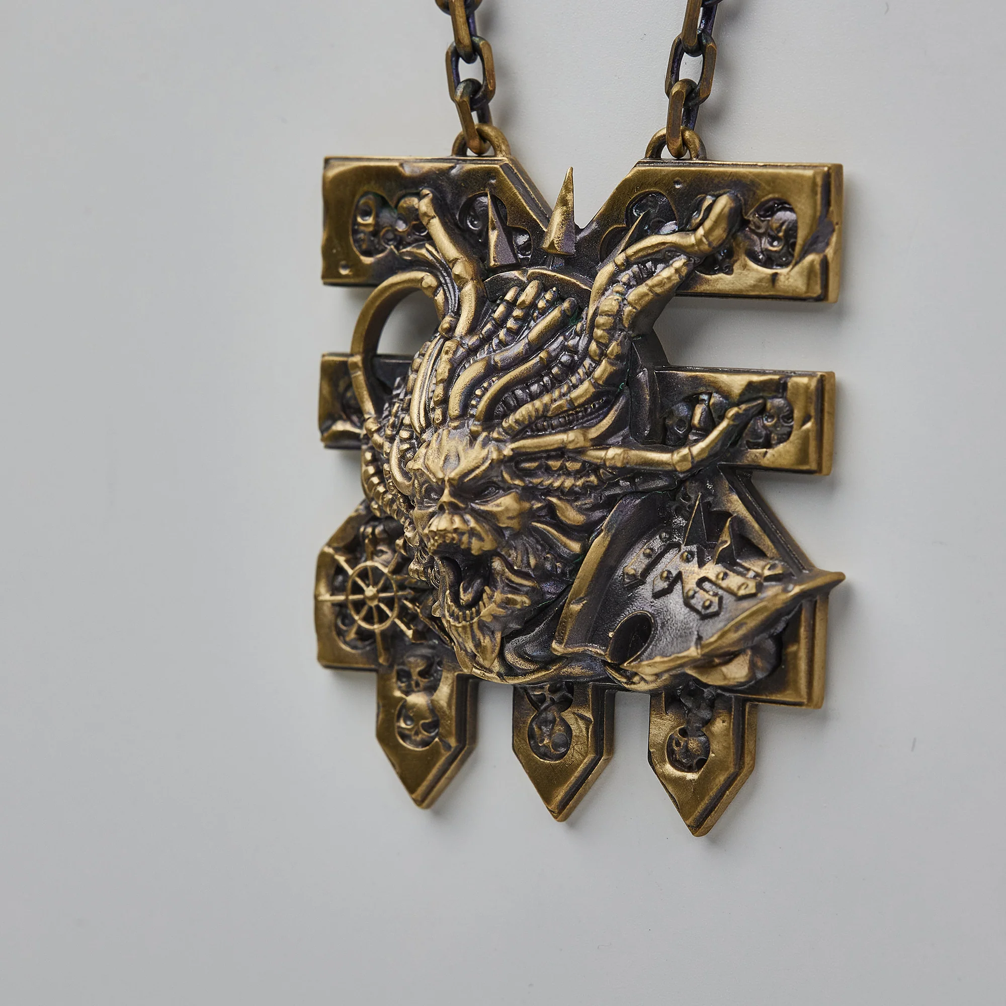 Warhammer 40K World Eaters Chaos Space Marine Wrath of Angron Pendant by Starforged - Image 4