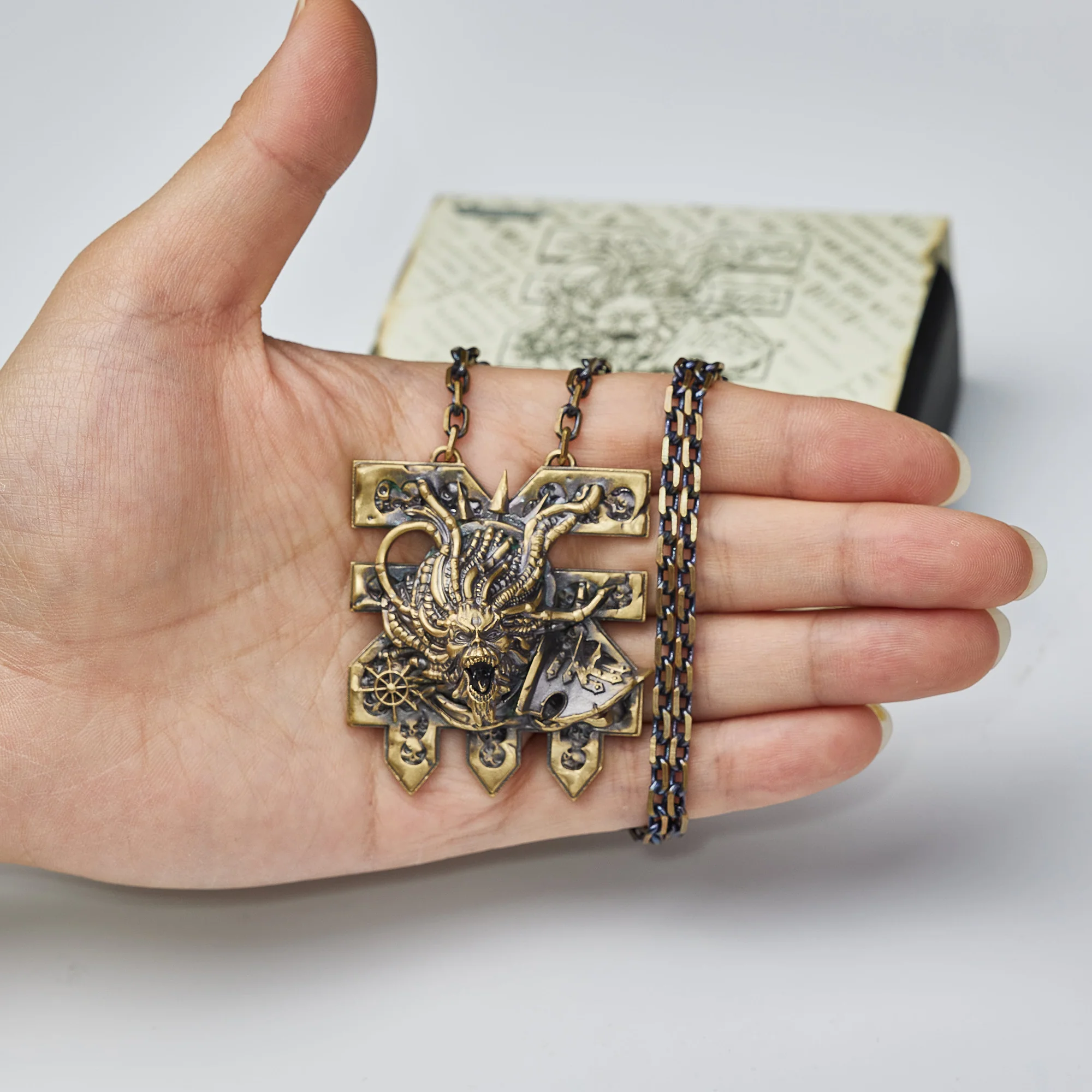 Warhammer 40K World Eaters Chaos Space Marine Wrath of Angron Pendant by Starforged - Image 6